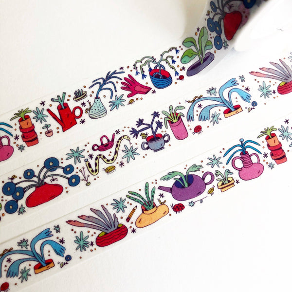 Washi Tape - Fun and Colorful Garden Plants