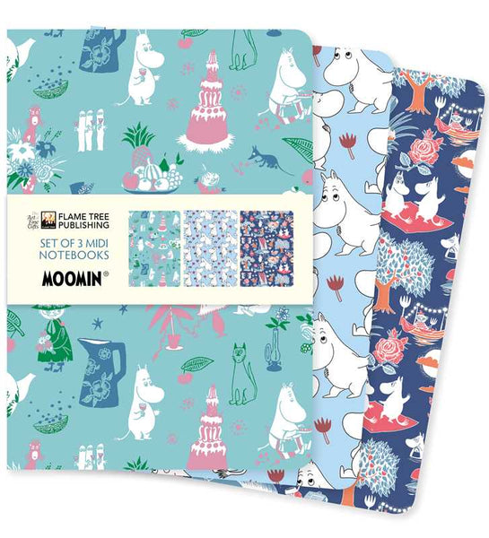 Moomin Classics Set of 3 Midi Notebooks by