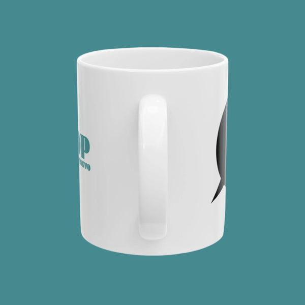 Q Pop Logo Ceramic Mug - Perfect Gift for Coffee Lovers