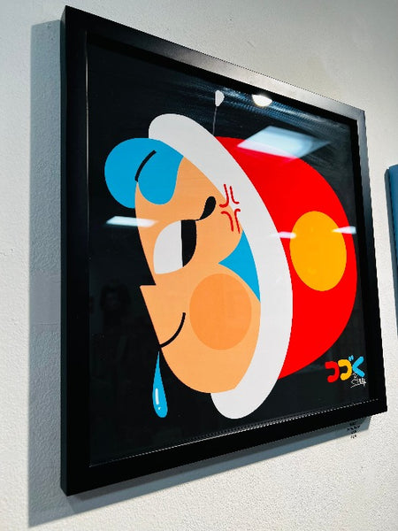 Jhonny Nuñez - "Milkx" Framed Art ( Super Milk Chan Tribute Art Show )