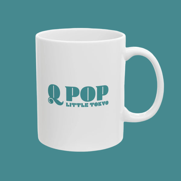 Q Pop Logo Ceramic Mug - Perfect Gift for Coffee Lovers
