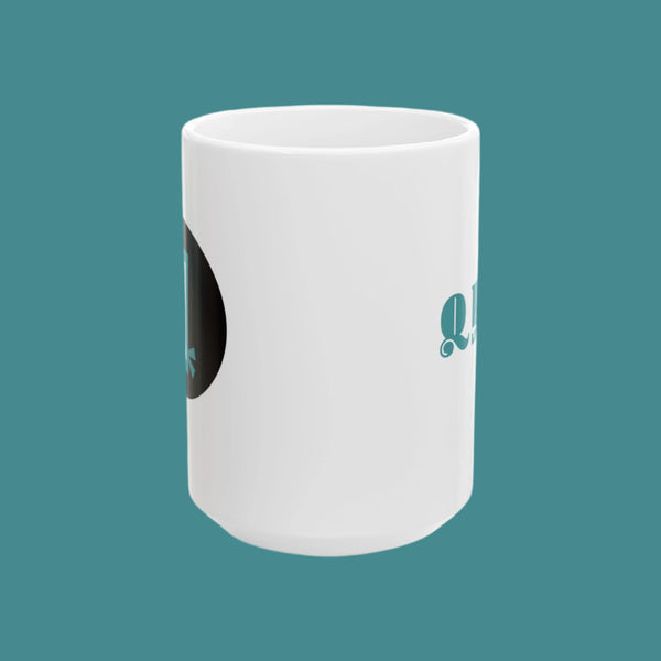 Q Pop Logo Ceramic Mug - Perfect Gift for Coffee Lovers