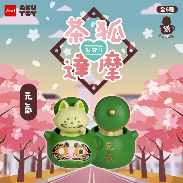 73193 Fox Daruma Tea Pot Blind Box-6