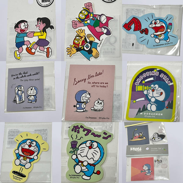 Fujiko F Fujio Doraemon & Perman Stickers