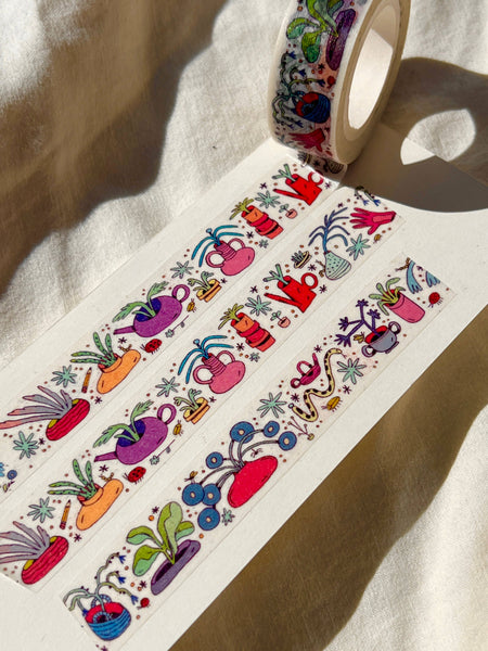 Washi Tape - Fun and Colorful Garden Plants
