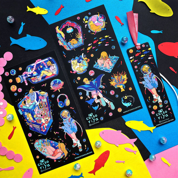 Aquatic Life 1 Sticker Sheet