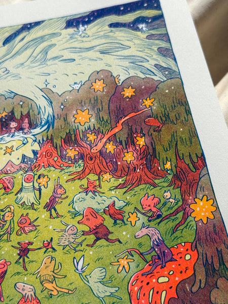 Morophon The Boundless Small Riso Print