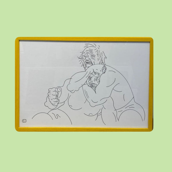 Luck.E.Bat - "This.Is.Real" Original Art | Power Slam!: Pro Wrestling Show