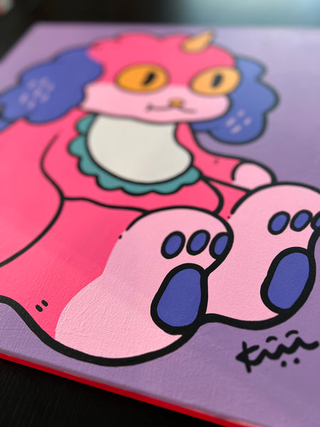 Kiriko Arai - Cute One Original Painting - Kiriko Solo Exhibition