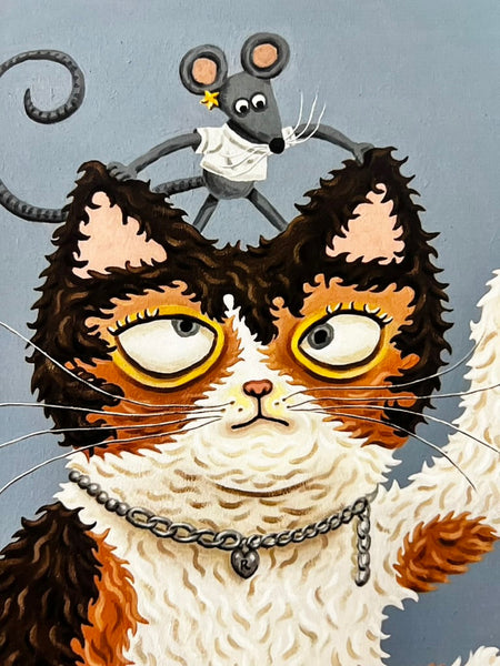 Rommi Huang - Love, Luck, and Whiskers - Art Print - Maneki Neko Exhibition