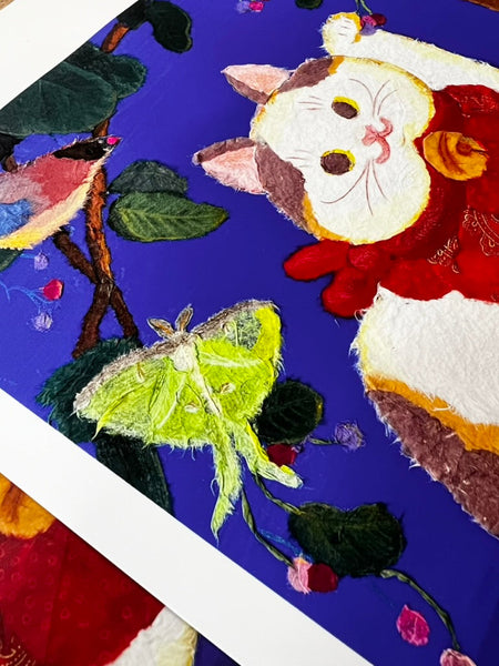 Keika Yamaguchi - Service Berry - Art Print - Maneki Neko Exhibition