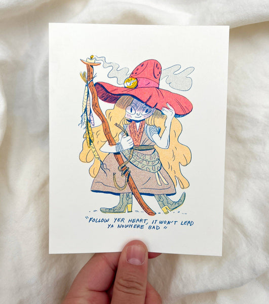 Natalie Andrewson - A Pocket Book of Witchfolk and Demons Riso Comic