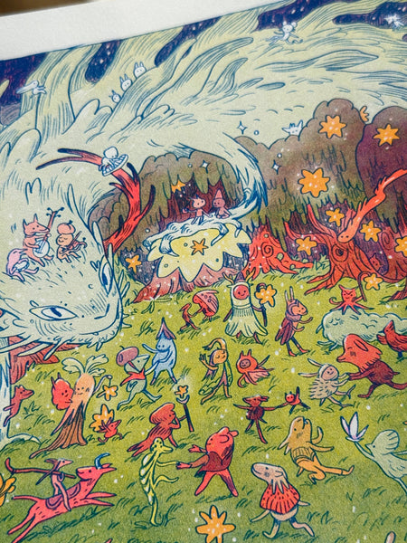 Morophon The Boundless Small Riso Print