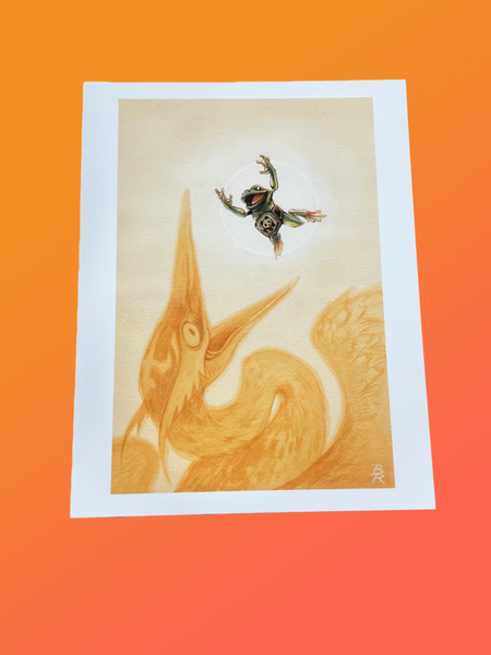 Beth Radloff - The OG Frog Splash - Art Print | Power Slam!: Pro Wrestling Show