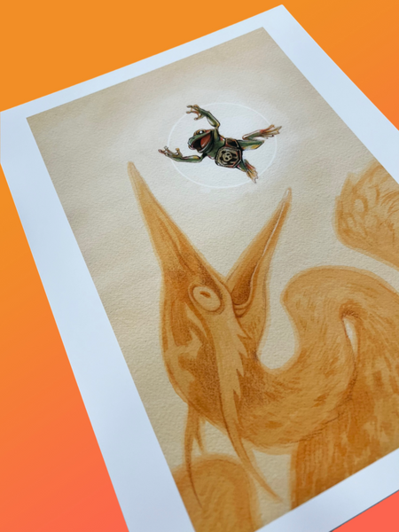 Beth Radloff - The OG Frog Splash - Art Print | Power Slam!: Pro Wrestling Show