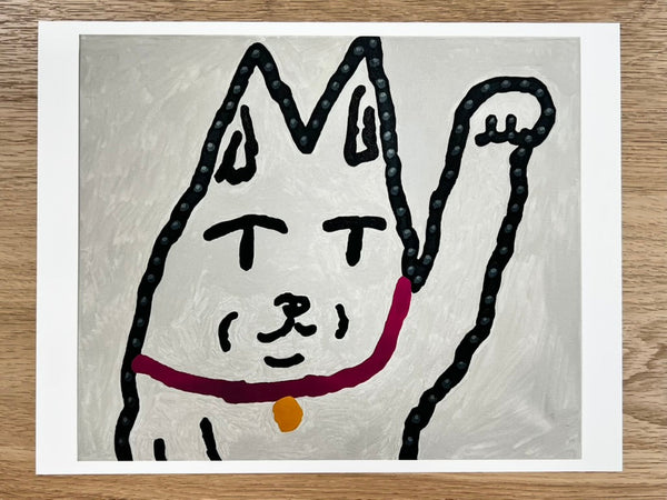 Rommi Huang - Meow And Fortune - Art Print- Maneki Neko Exhibition