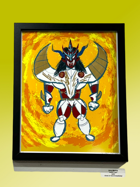 Chris Mitchell - Jushin Liger - Original Art  | Power Slam!: Pro Wrestling Show