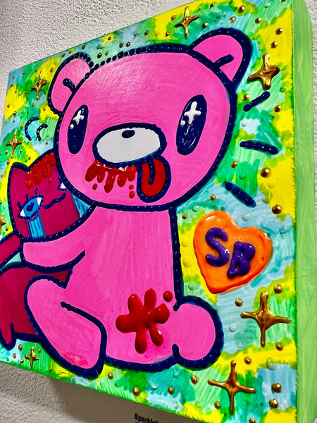 Sparklebombb - Squeeze - Original Artwork -Gloomy Bear Exhibition