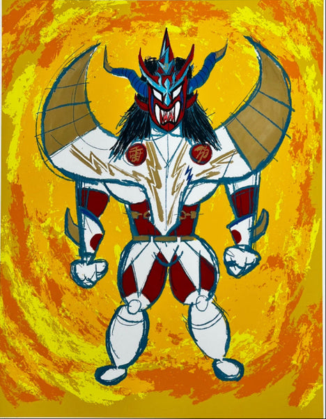 Chris Mitchell - Jushin Liger - Original Art  | Power Slam!: Pro Wrestling Show