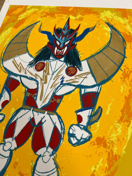 Chris Mitchell - Jushin Liger - Original Art  | Power Slam!: Pro Wrestling Show