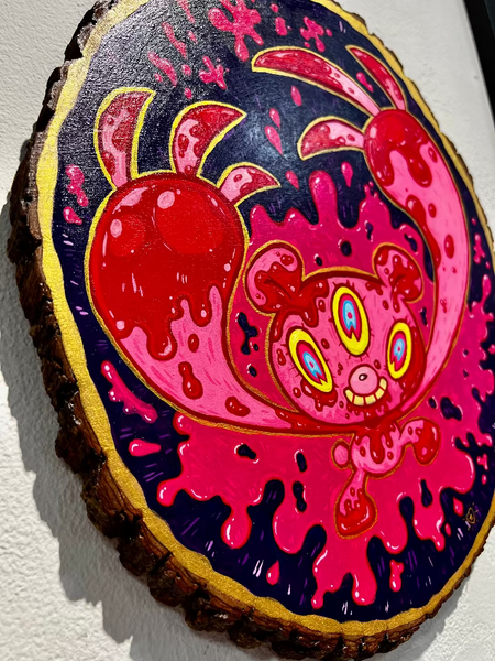 Zoë Moss - Psycho Gloomy - Original Artwork - Gloomy Bear Exhibition