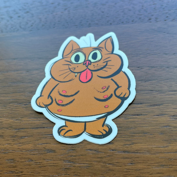 Chris Mitchell - Fat Cat Sticker - Q Pop exclusive