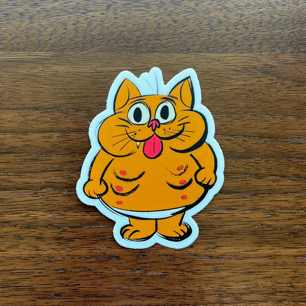 Chris Mitchell - Fat Cat Sticker - Q Pop exclusive