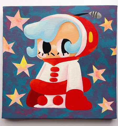 Mao - "Milk Chan In Another Dimension" Canvas Art ( Super Milk Chan Tribute Art Show )