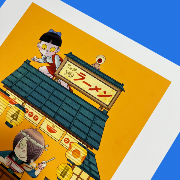 Heejin Park - Kitaro no Ramen ya Print - Yokai Show