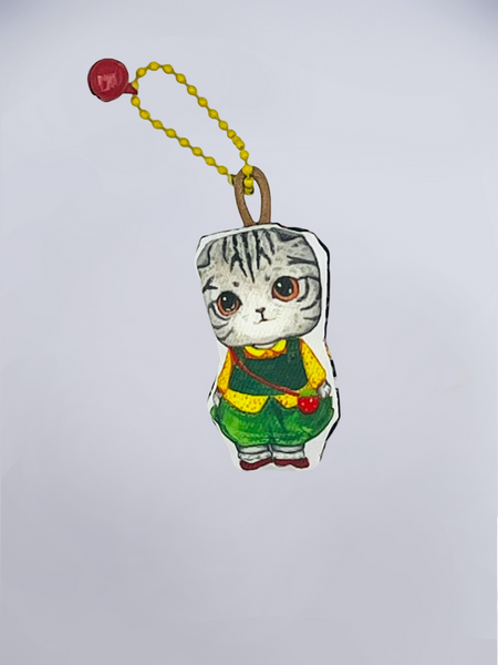 Cat Fabric Plush Charm