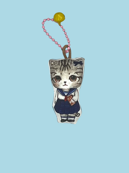 Cat Fabric Plush Charm