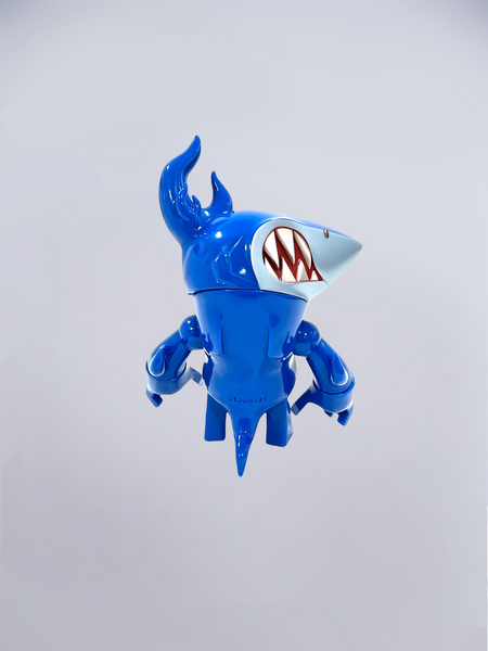 Touma - Raging Shark Blau- Soft Vinyl Toy