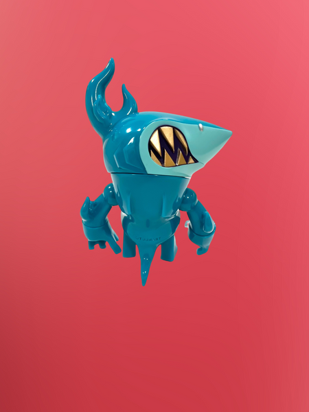 Touma - Raging Shark Grun - Soft Vinyl Toy