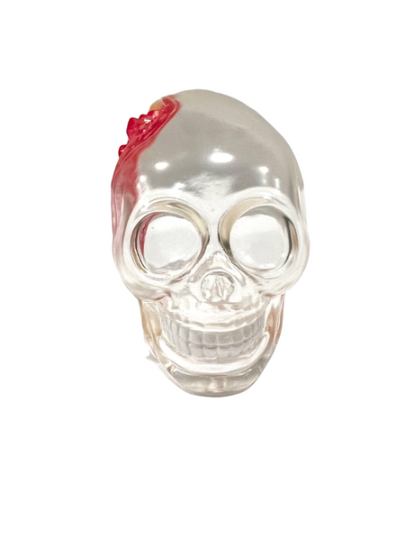 Y & G Crystal Skull - Glitter x Green Soft Vinyl Toy - One Up