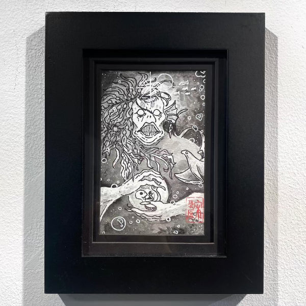 Clay Song - "The Sea Witch" Framed Art (Once Upon A Time: A Fairy Tale Art Show)