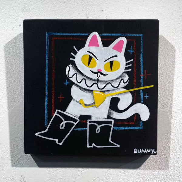 Bunny Baum - "Puss!" Art Piece (Once Upon A Time: A Fairy Tale Art Show)