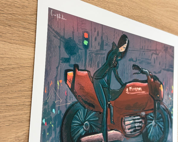 Leo Matsuda - Channeling 'Killing Eve' - Original Artwork - Warriors And Demons Solo Exhibition