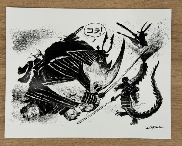 Leo Matsuda - Wani No Zanshu - Original Artwork - Warriors And Demons Solo Exhibition