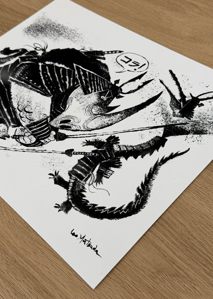 Leo Matsuda - Wani No Zanshu - Original Artwork - Warriors And Demons Solo Exhibition
