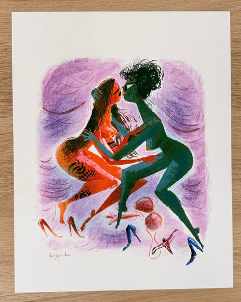 Leo Matsuda - Passionate Love  Original Artwork - Warriors And Demons Solo Exhibition