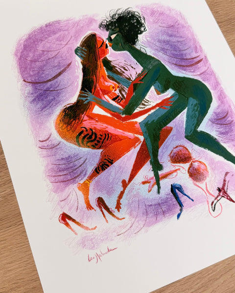 Leo Matsuda - Passionate Love  Original Artwork - Warriors And Demons Solo Exhibition