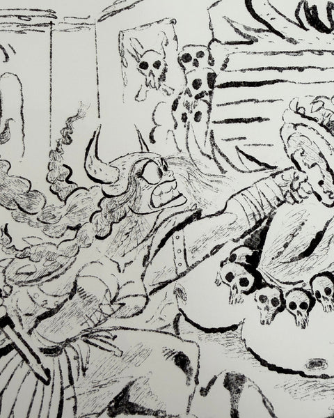 Leo Matsuda - Ogre King - Original Artwork - Warriors And Demons Solo Exhibition