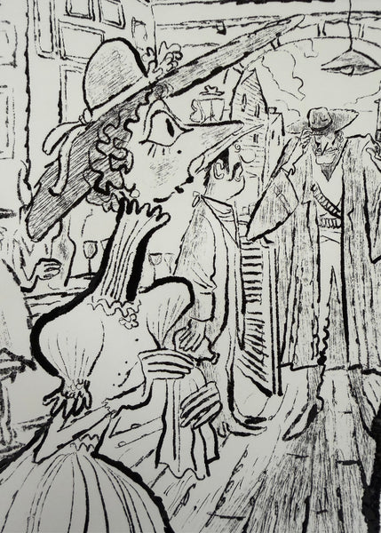 Leo Matsuda - Wanted Dead Or Alive - Original Artwork - Warriors And Demons Solo Exhibition