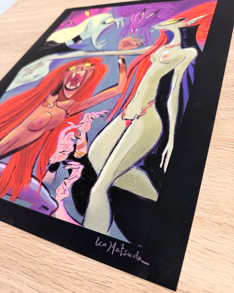 Leo Matsuda - Nasty Vamps  Original Artwork - Warriors And Demons Solo Exhibition