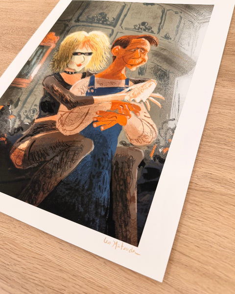 Leo Matsuda - Pris & J.F. Sebastian - Original Artwork - Warriors And Demons Solo Exhibition