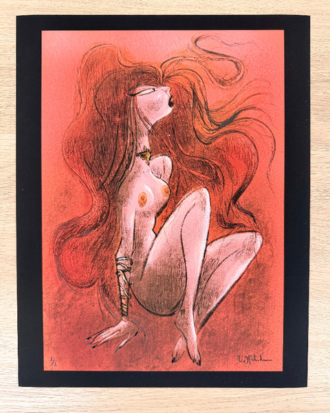 Leo Matsuda - Bride Of Dracula - Original Artwork - Warriors And Demons Solo Exhibition