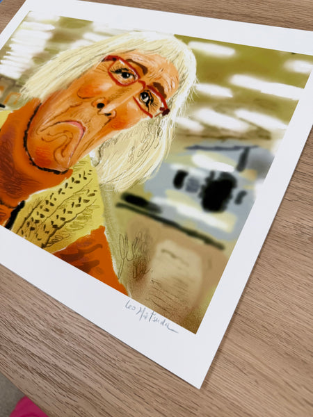 Leo Matsuda - Jamie Lee Curtis - Original Artwork - Warriors And Demons Solo Exhibition