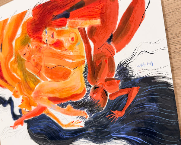 Leo Matsuda - Nude-Amalgamated - Original Artwork - Warriors And Demons Solo Exhibition