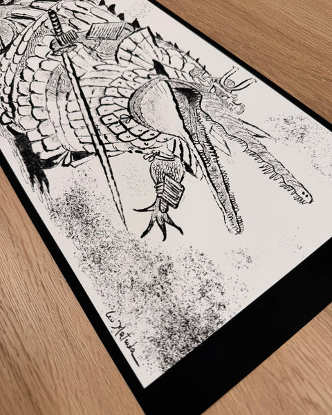 Leo Matsuda - Gator Samurai - Original Artwork - Warriors And Demons Solo Exhibition