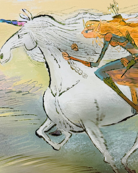 Leo Matsuda - Unicorn - Original Artwork - Warriors And Demons Solo Exhibition
